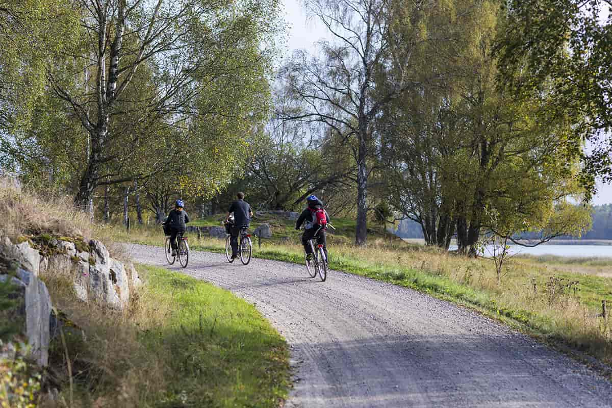 Biking in Stockholm