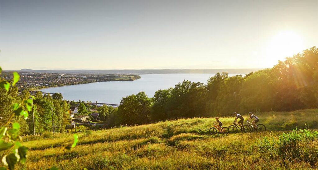 Biking with a view in Smaland