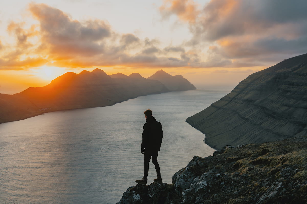 Fjord in the Faroe Islands