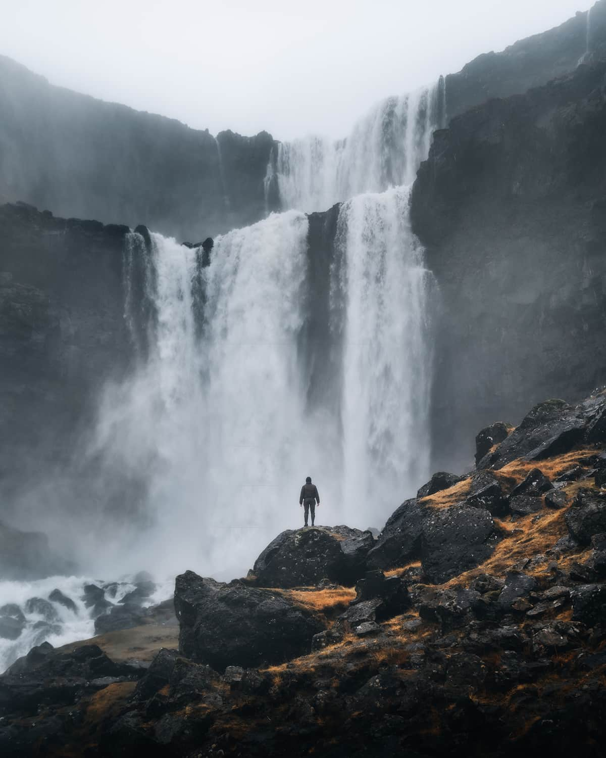 Fossa waterfall in the Faroe Islands