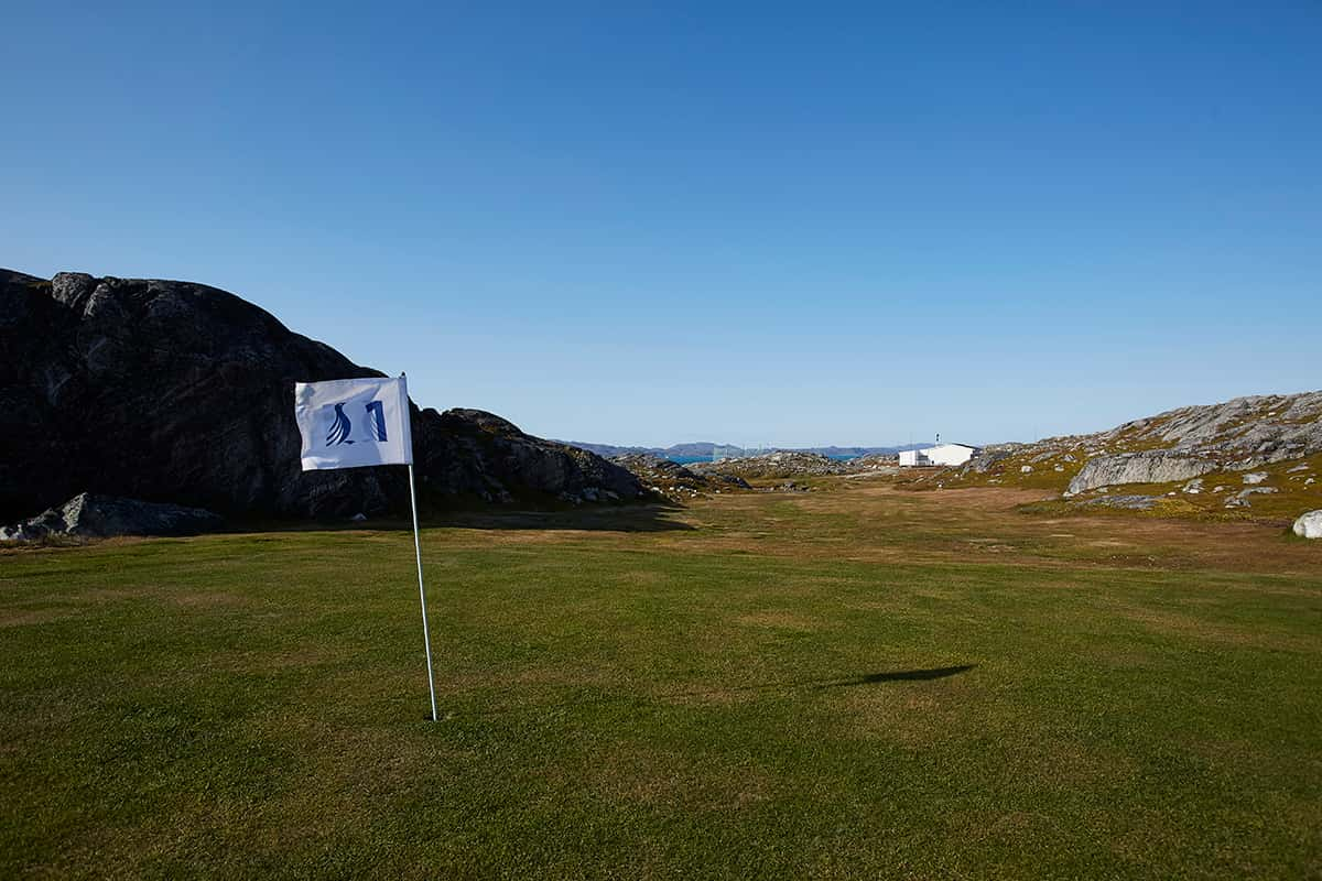 Golf field in Greenland