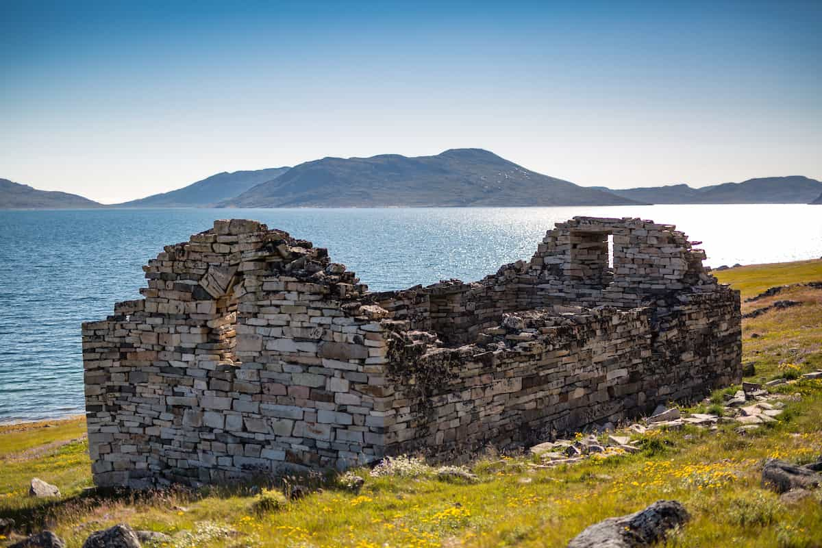 Hvalsey church ruin in Greenland