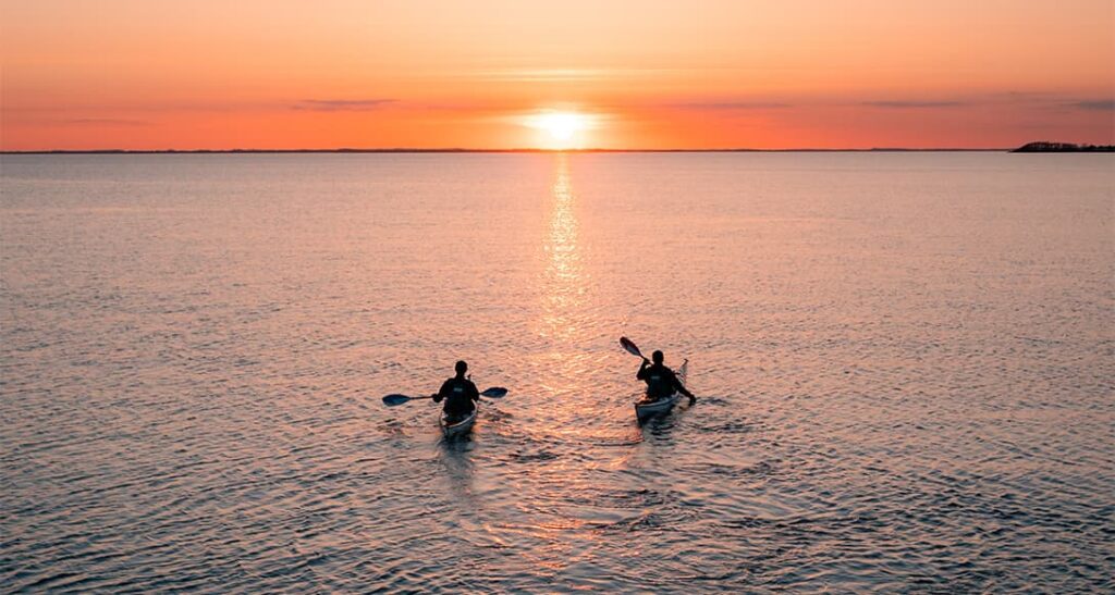 Kayak Sunset in Denmark