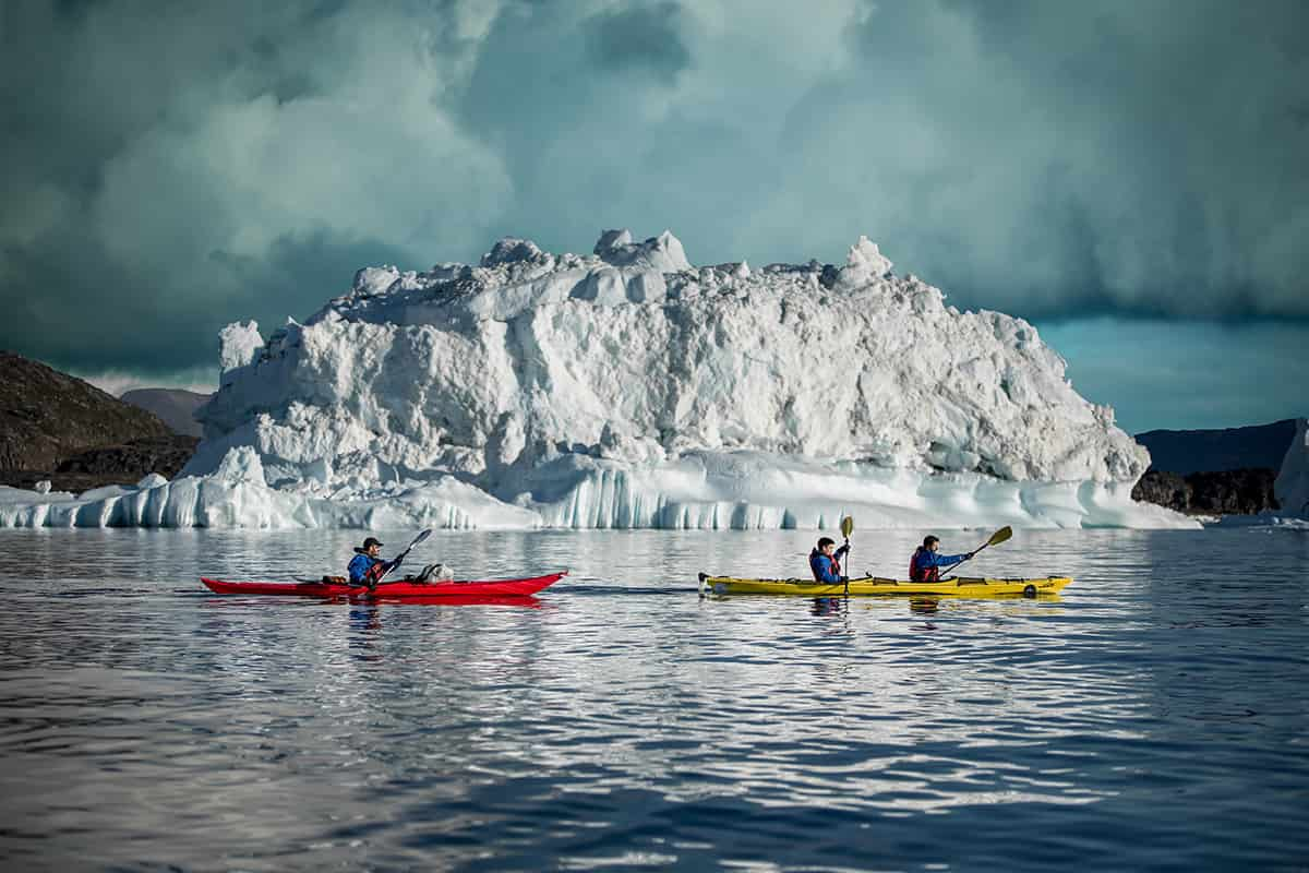 Kayaking in Ilulissat