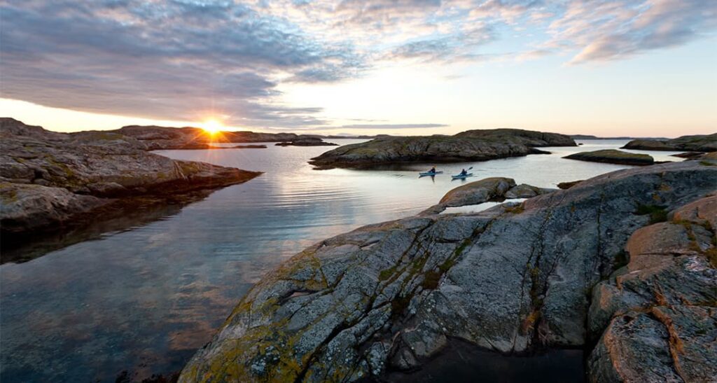 Kayaking in Sweden