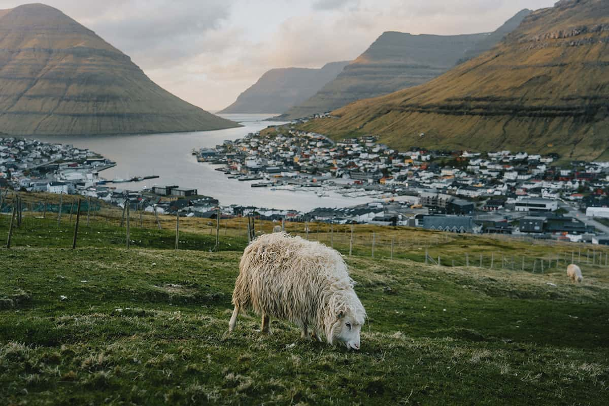 Klaksvik in Faroe Islands