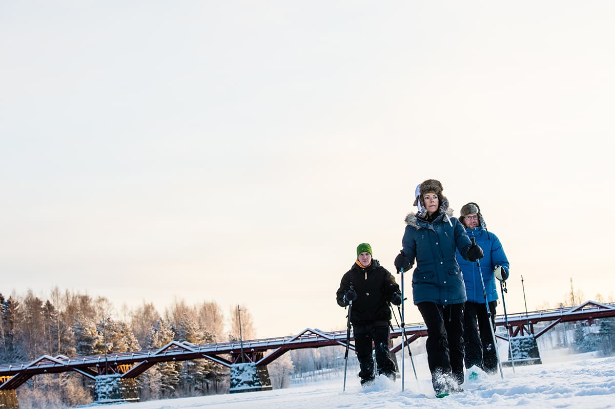 Snowshoeing