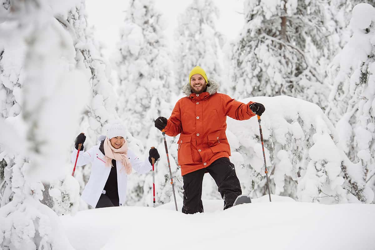 Snowshoeing in Lapland