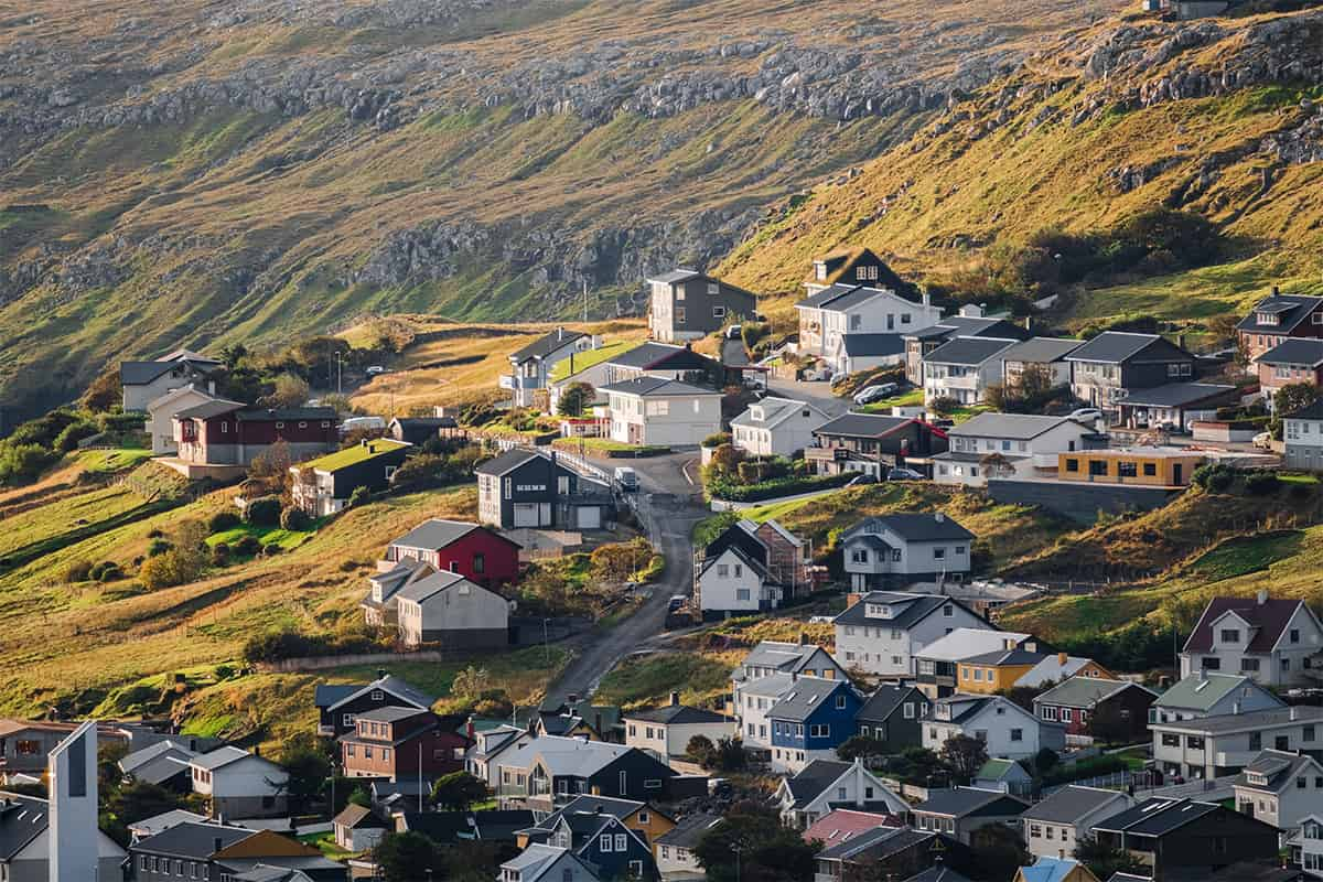 Torshavn capital city of the Faroe Islands