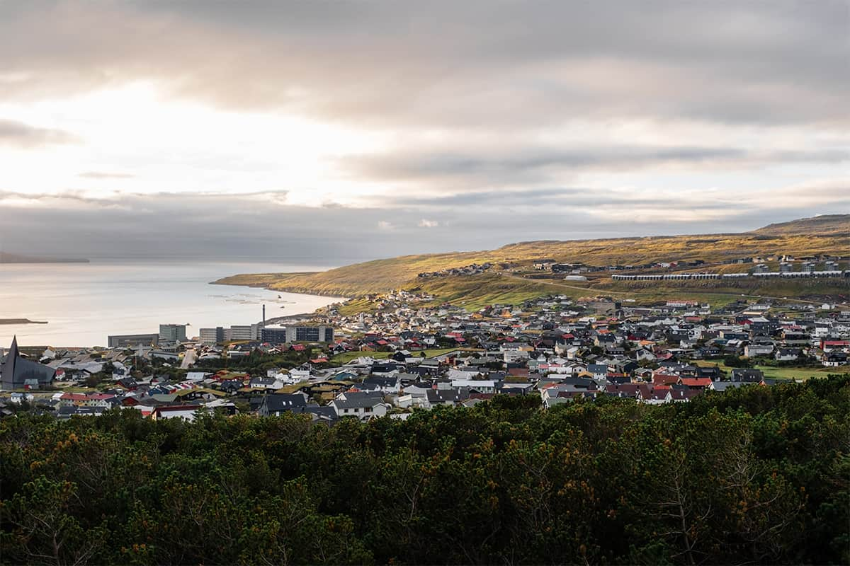 Torshavn the capital city of Faroe Islands