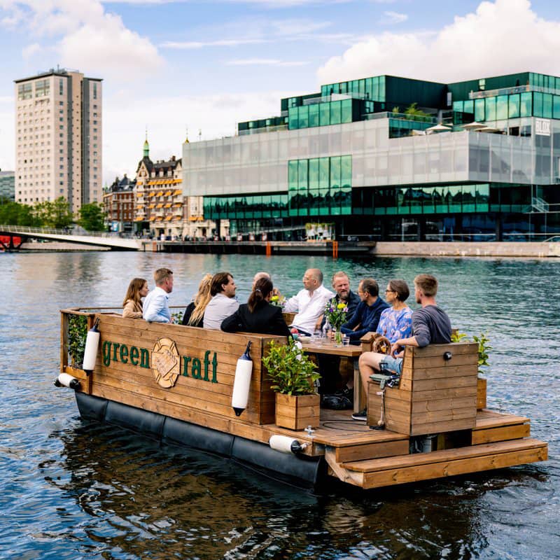 Canal sailing in Copenhagen