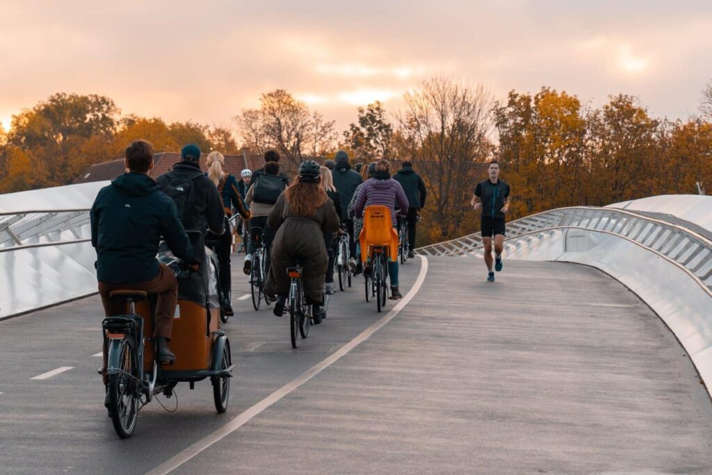 Cycling in Copenhagen