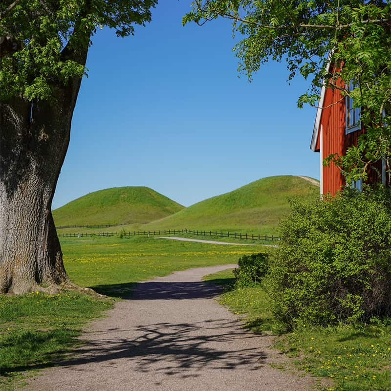 Gamla Uppsala in Sweden