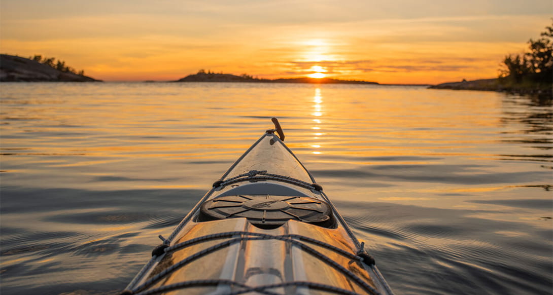 Kayaking in Finland