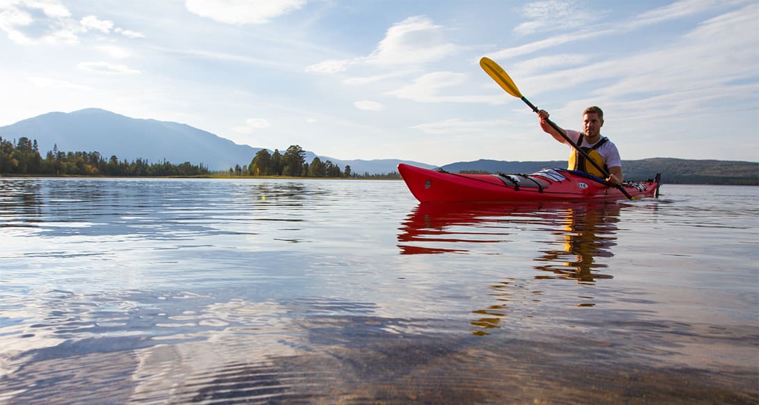 Kayaking in Sweden