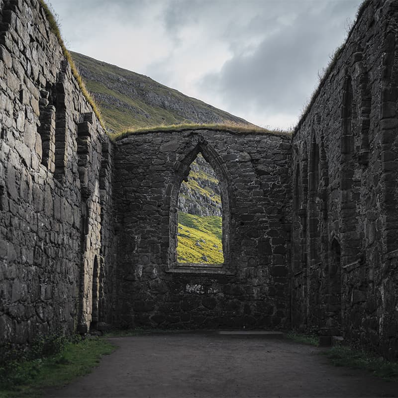 Kirkjubour in Faroe Islands