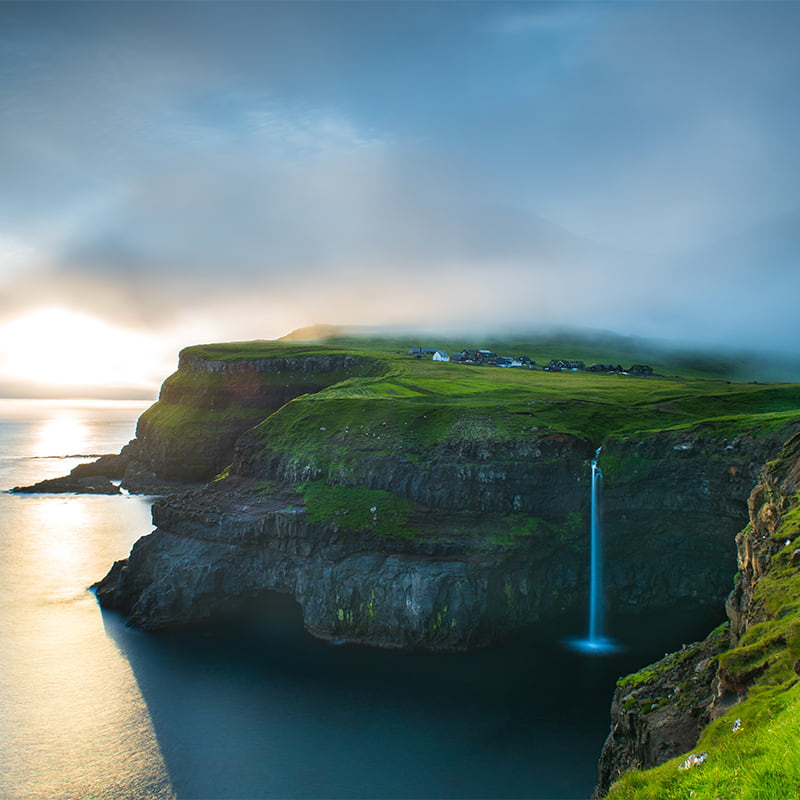 Mulafossur in Faroe Islands