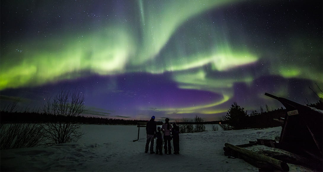 Northern lights in Finland