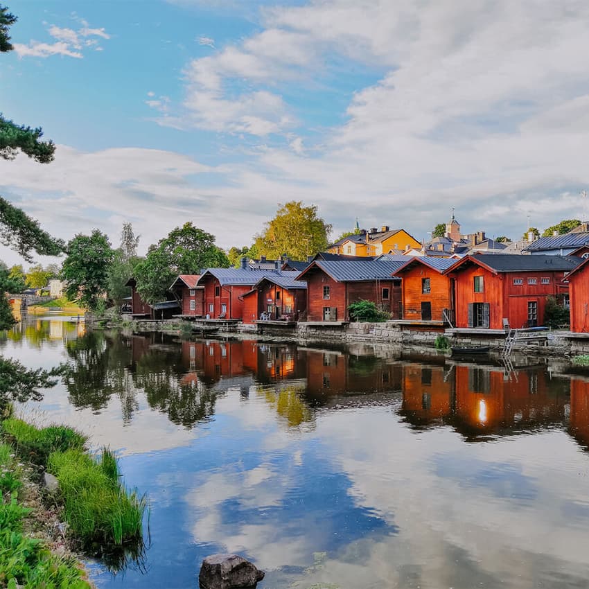 Porvoo city in Finland