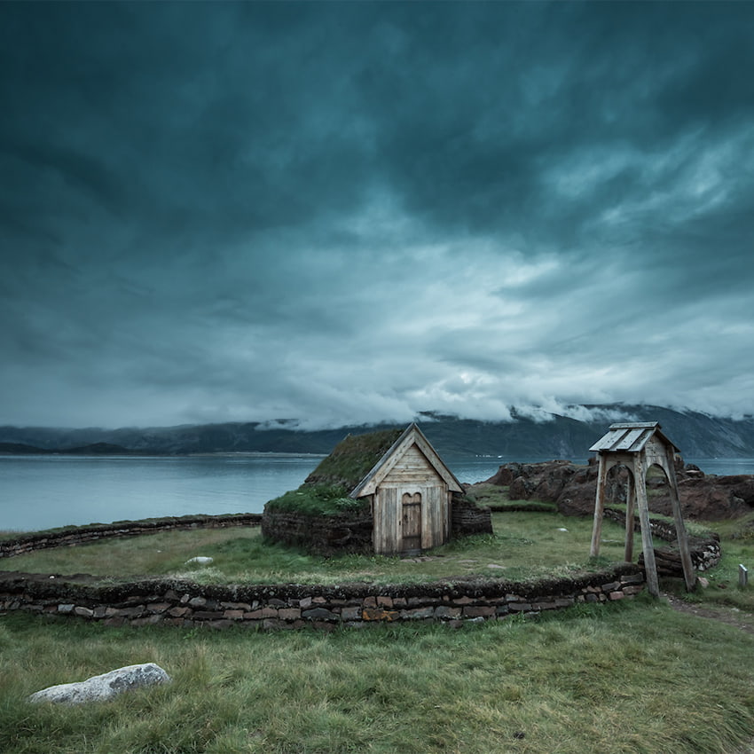 Renovated Norse ruins Qassiarsuk