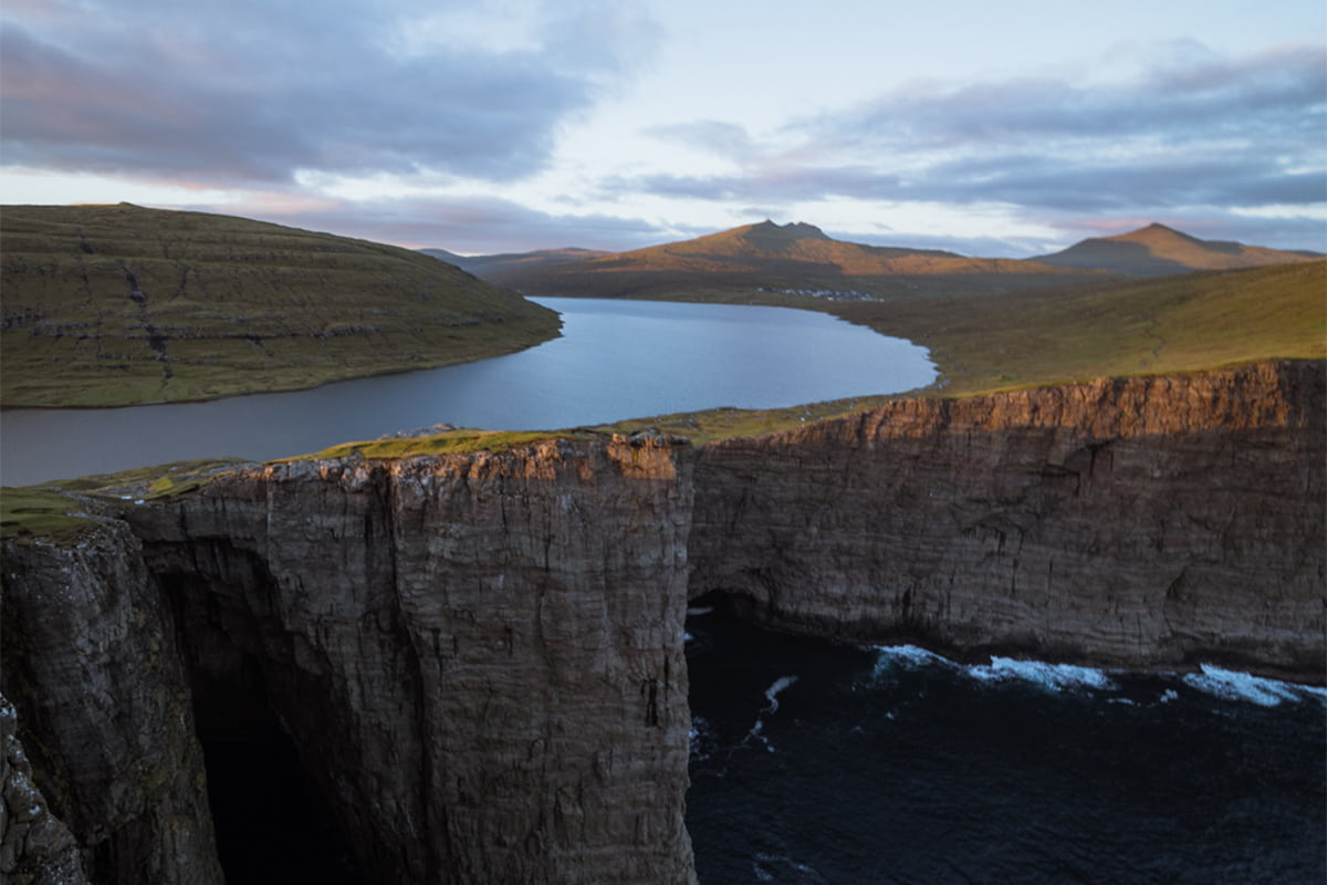 Sorvagsvatn in Faroe Islands