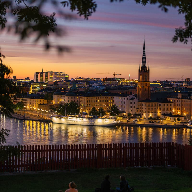 Stockholm by night