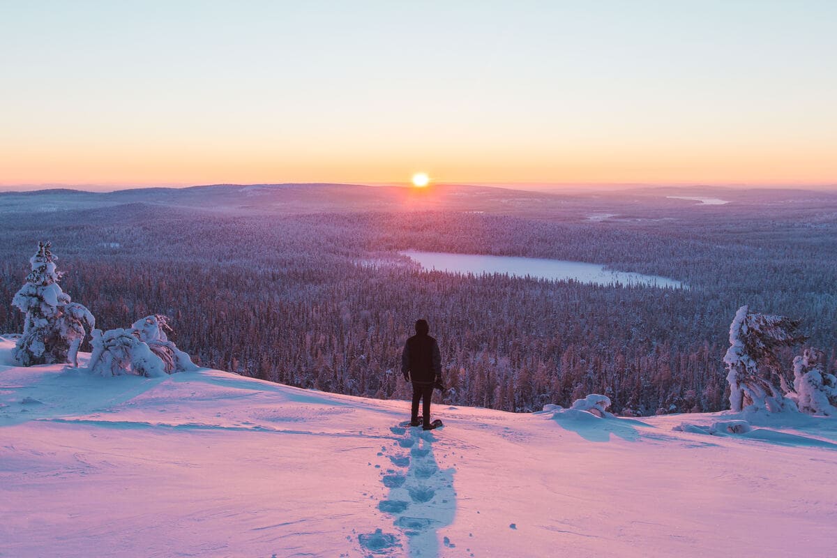 Sunset in Finland