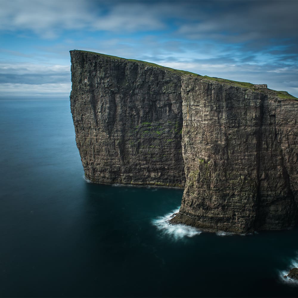 Trælanípa in the Faroe Islands